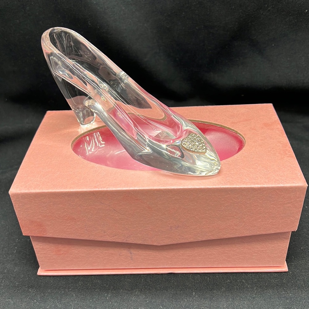 Cinderella Glass Slipper not to be worn. Engagement wedding or anniversary.